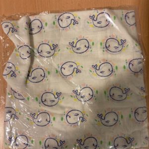 Lange pour bébé avec des baleines Lange pour bébé avec des baleines