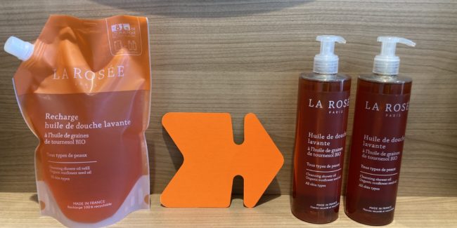 Huile lavante et recharges La Rosée