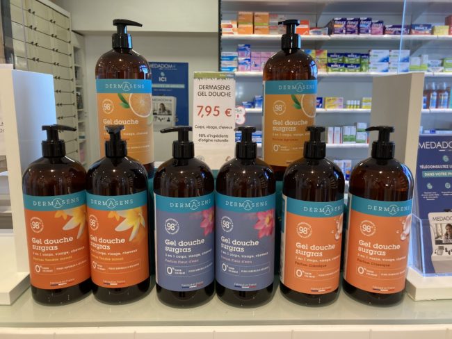 Gels douches Dermasens