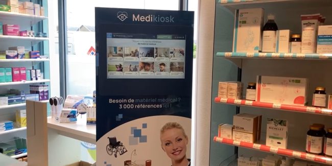 Medikiosk à la pharmacie de la gare