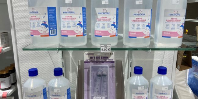 Sérum physiologique Physiodie