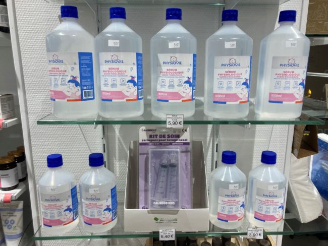Sérum physiologique Physiodie