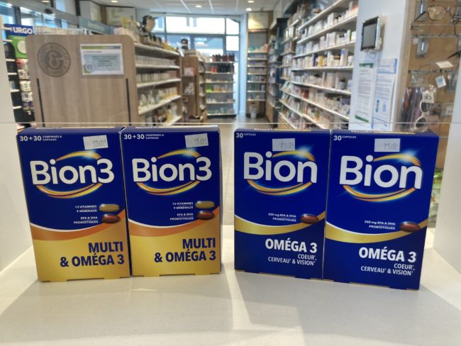 BION 3 Oméga 3 et BION 3 Multi & Oméga 3