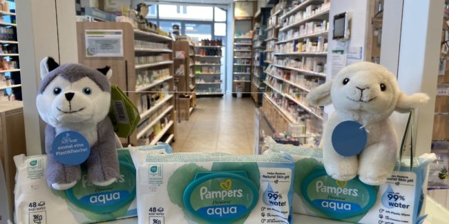 Lingettes Pampers Aqua