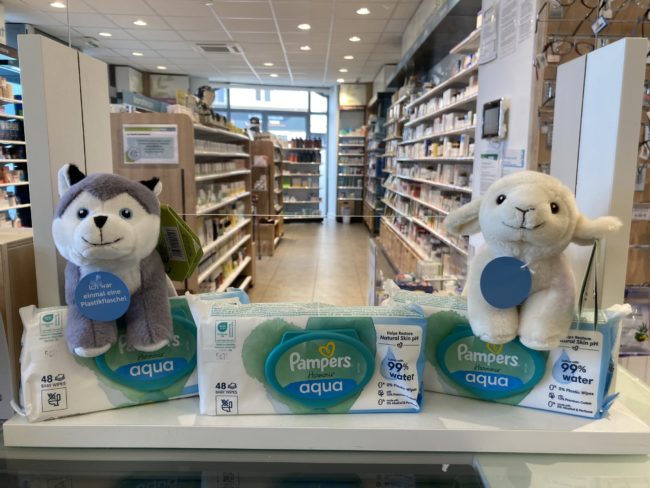 Lingettes Pampers Aqua