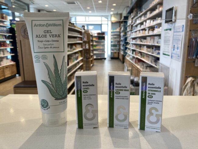 Gel d'aloe vera et huiles essentielles Anton & Willem