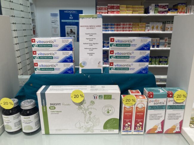 Produits pour aider à la digestion