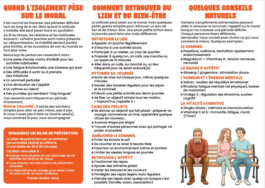 Santé mentale et pharmacie