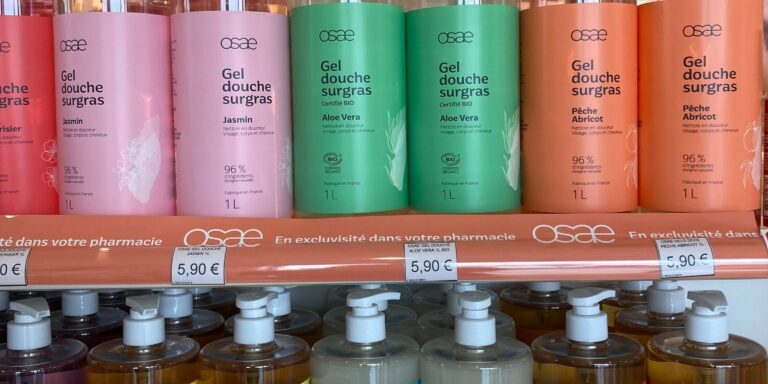 gels douche OSAE